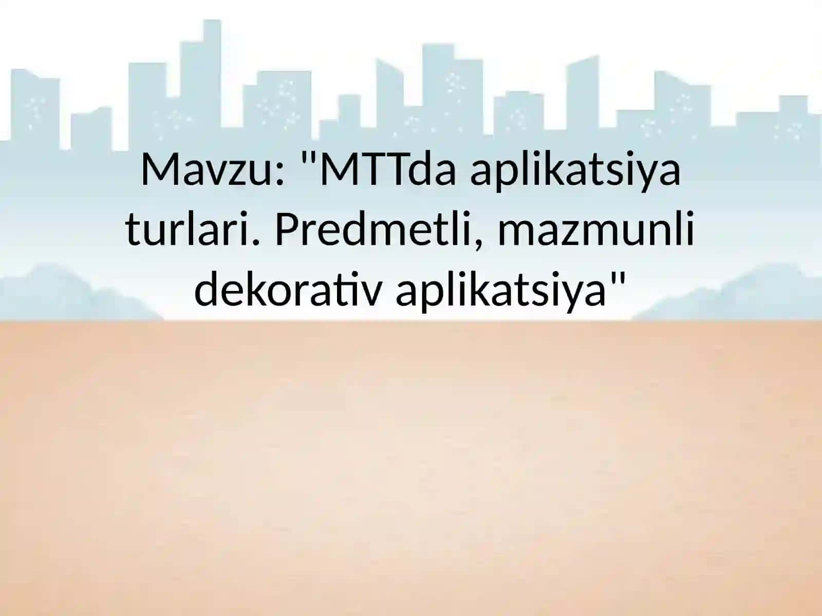 Applikatsiya 2