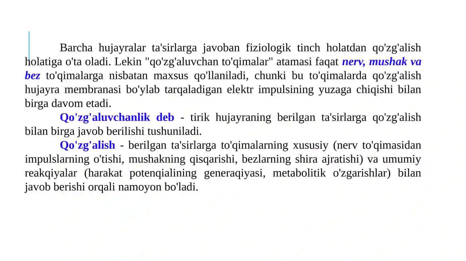 4-MA’RUZA.Nerv tizimi umumiy fiziologiyasining yosh xususiyatlari 2