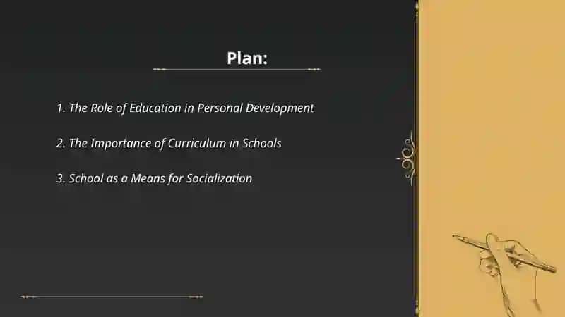 The purpose of school 2