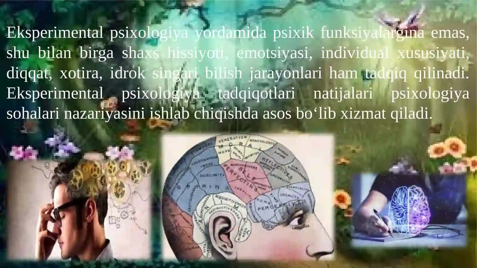 Psixologiyada ilmiy farazlar qo’yish muammosi, Psixologik eksprement turlari 2
