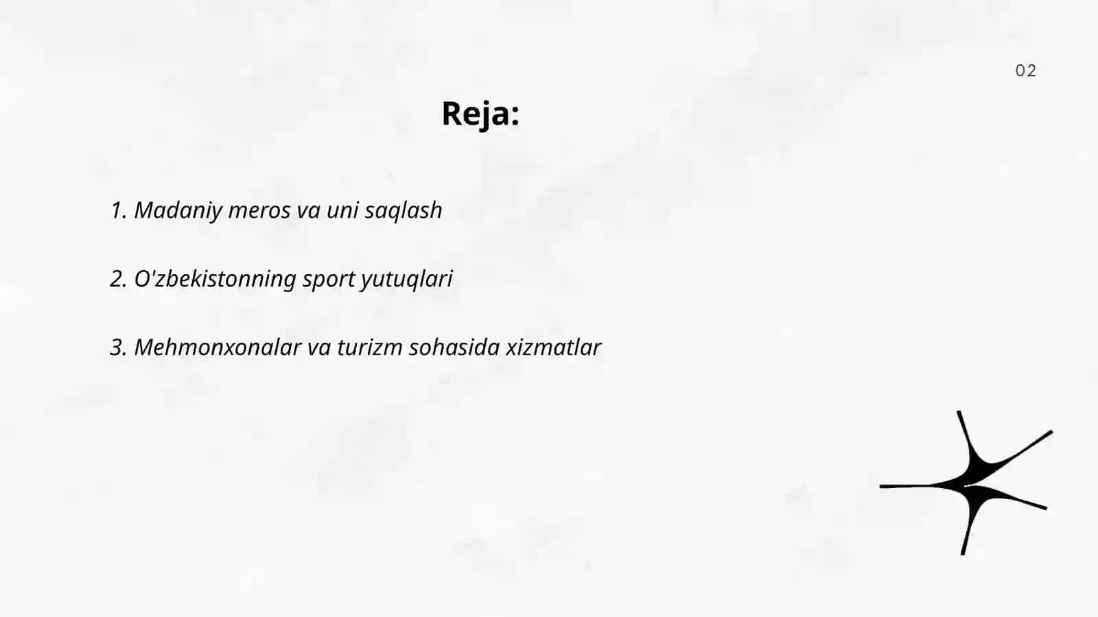 Madaniyat, sport va xizmat ko'rsatish sohasi 2