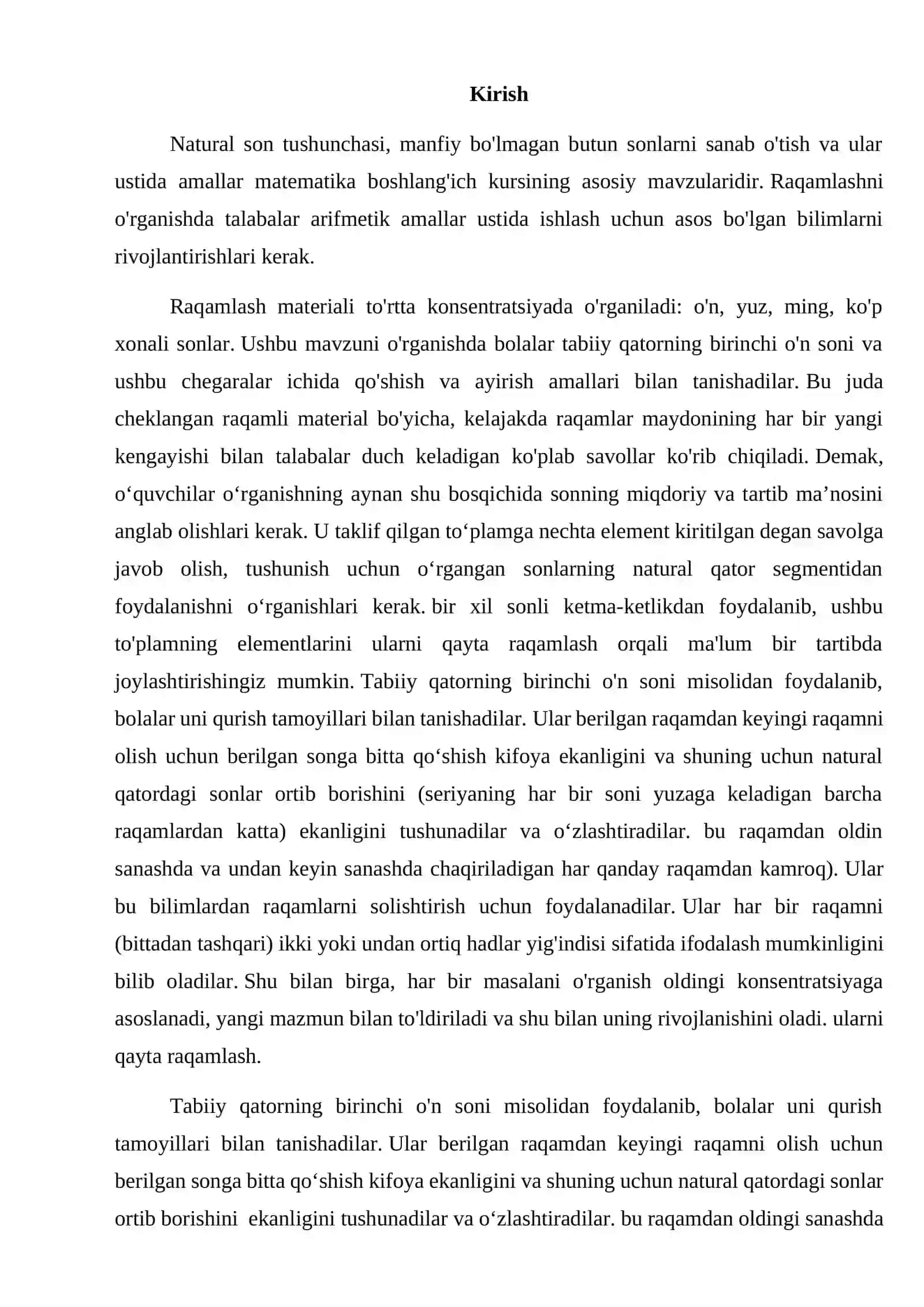 Manfiy bo'lmagan butun sonlarni qo'shish qonunlaridan foydalanish 2