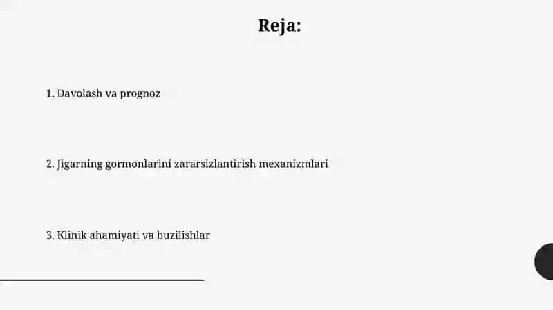 Jigar gormonlarining neytrallashuvi 2