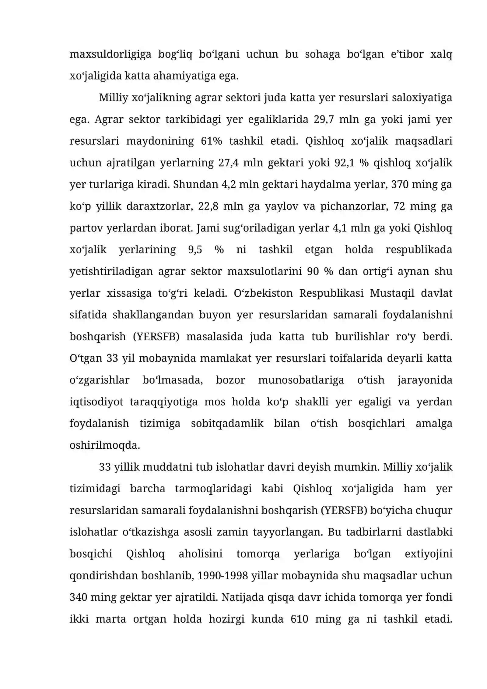 Tuproq va o‘simliklar monitoringi 2