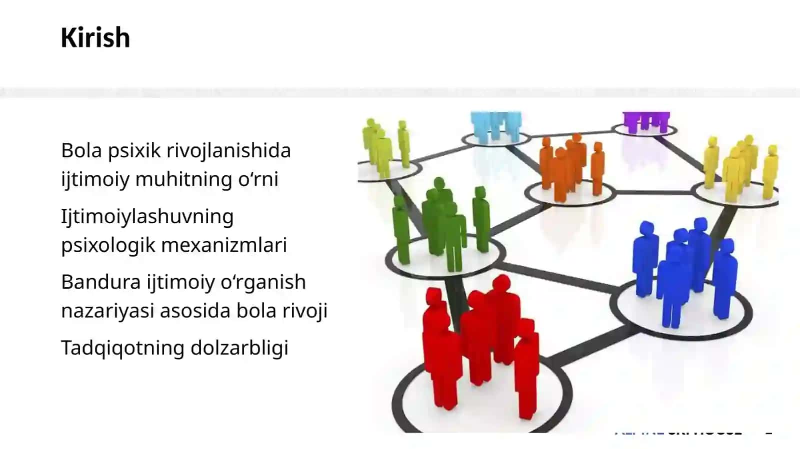 BOLA PSIXIK RIVOJLANISHINING IJTIMOIY O‘RGANISH NAZARIYASI 2