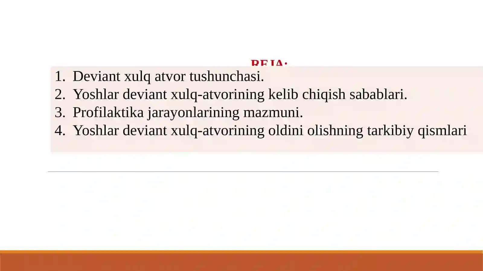 Yoshlar O'rtasida Deviant Xulq-atvor Profilaktikasi 2
