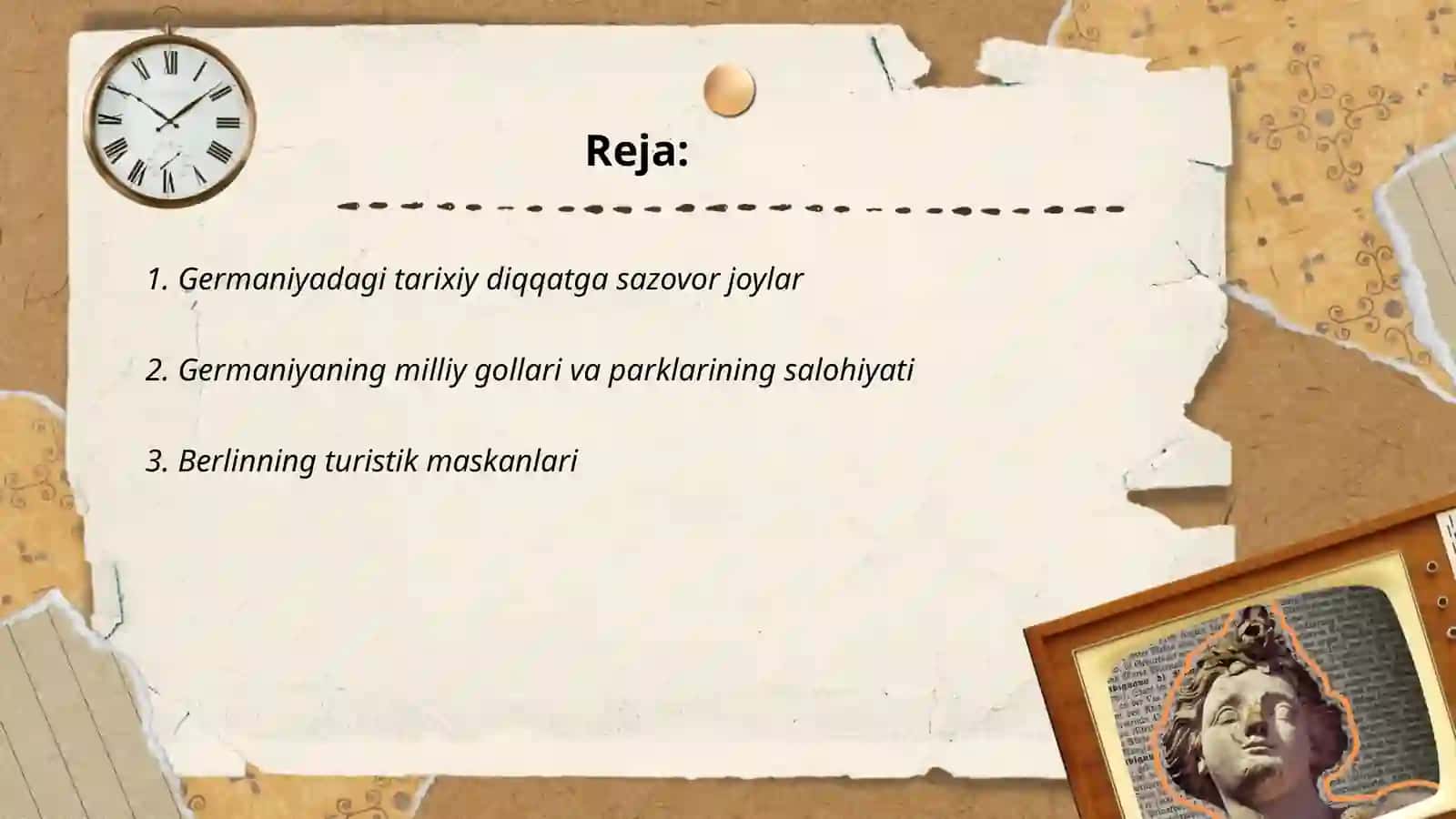 Germaniyaning turizm salohiyati 2