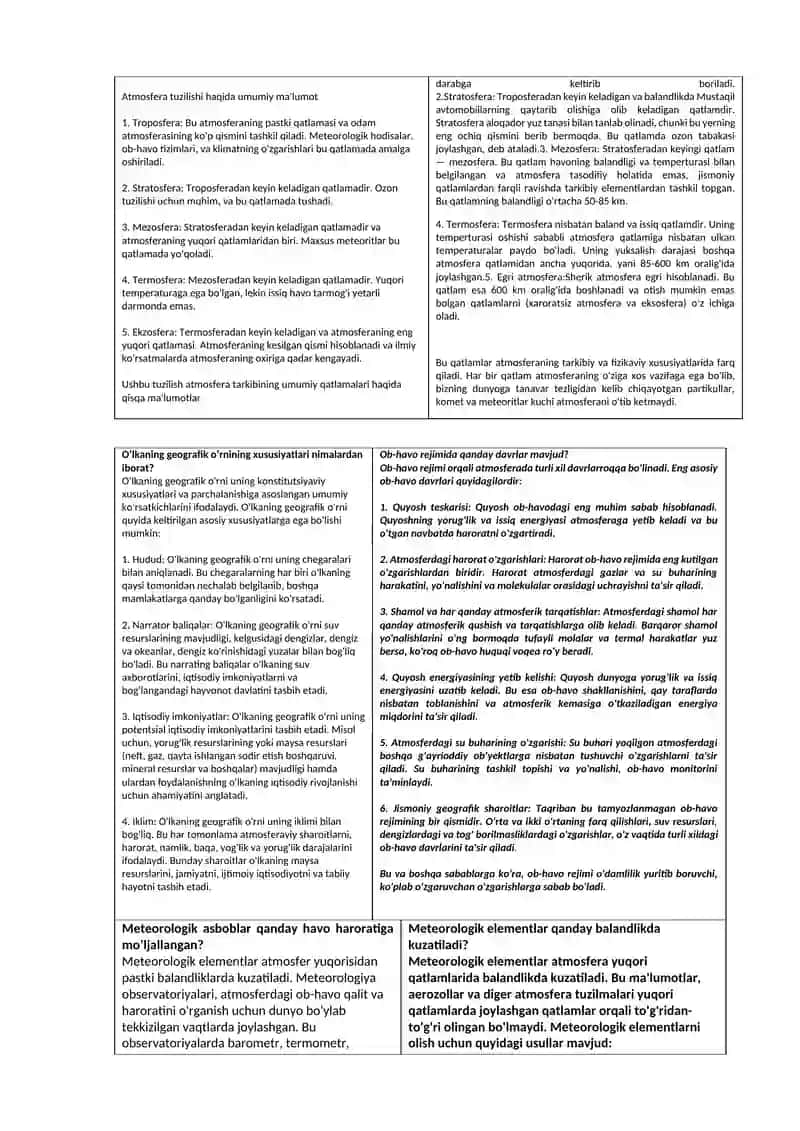 Iqlimshunoslik fanning asosiy maqsadi va ekologiya nima? 2