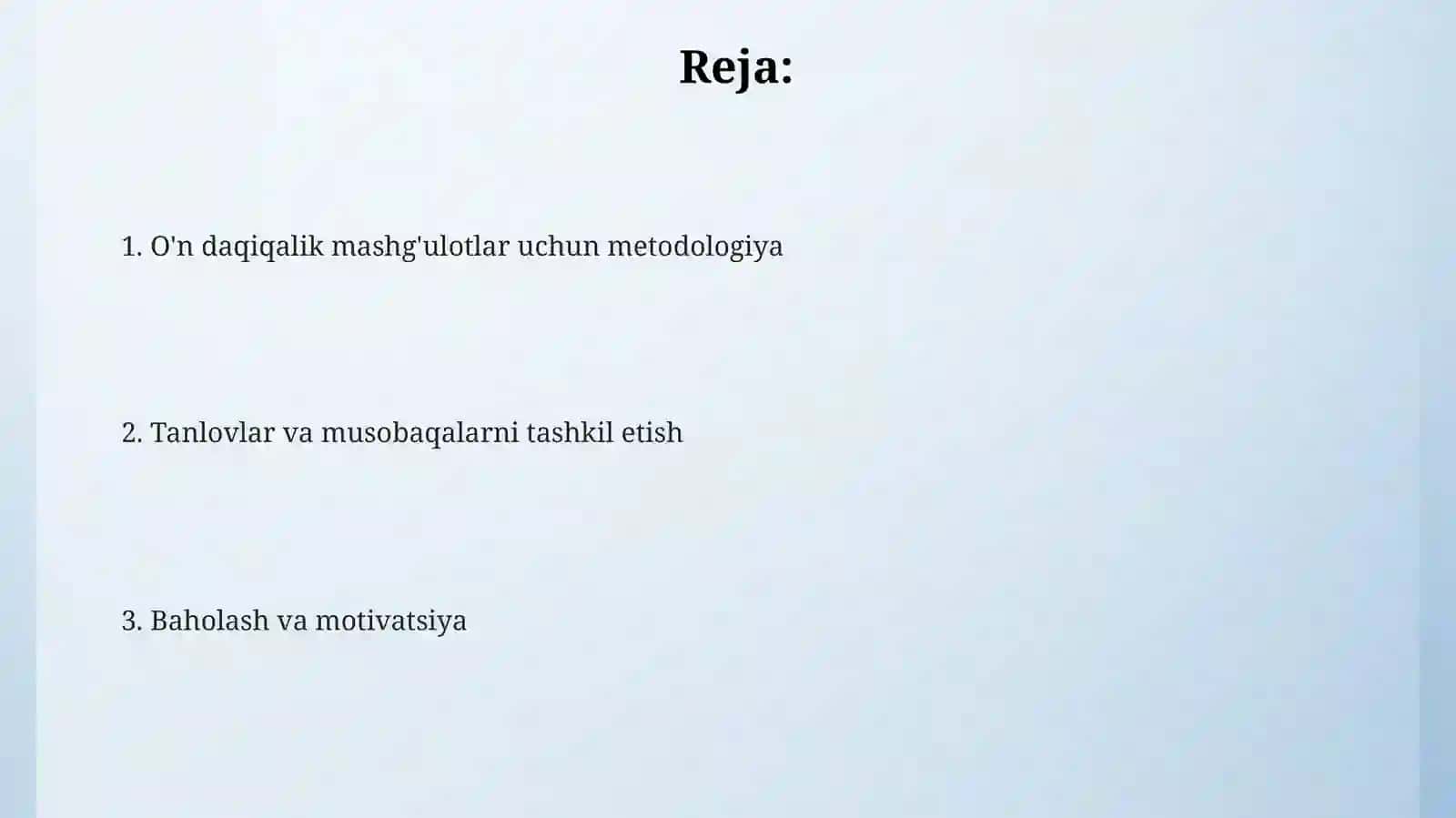 matematik to'garakda o'n minutliklar, konkurs va bellashuvlar o'tkazish metodikasi 2