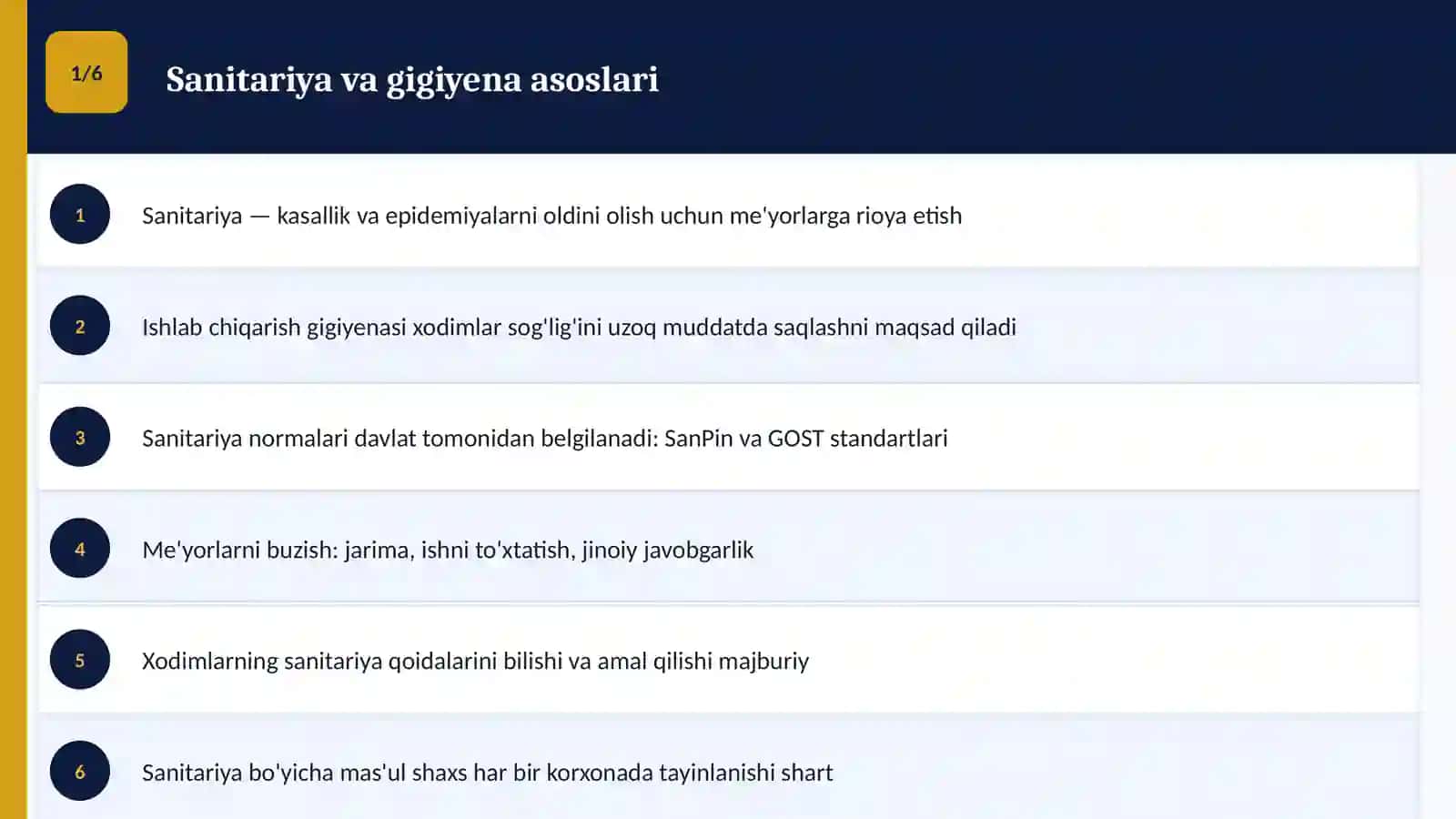 Ishlab chiqarish jarayonlari sanitariyasi va gigiyenasi 2