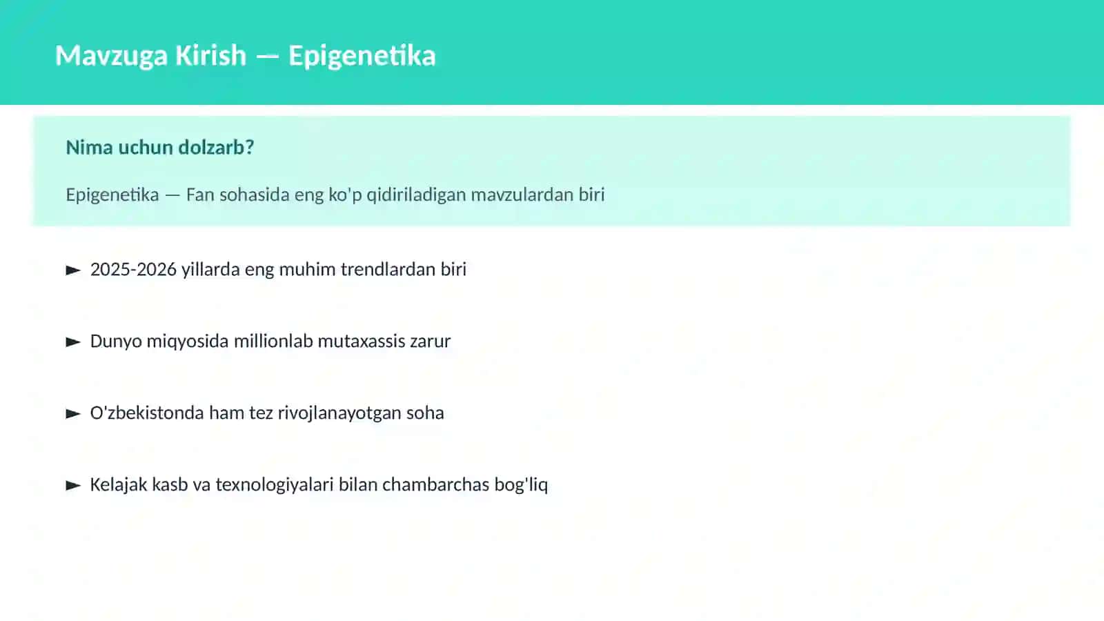 Epigenetika 2