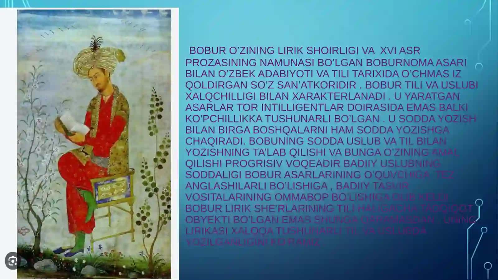 Bobur she’riyatidagi asli turkiy so’zlar 2