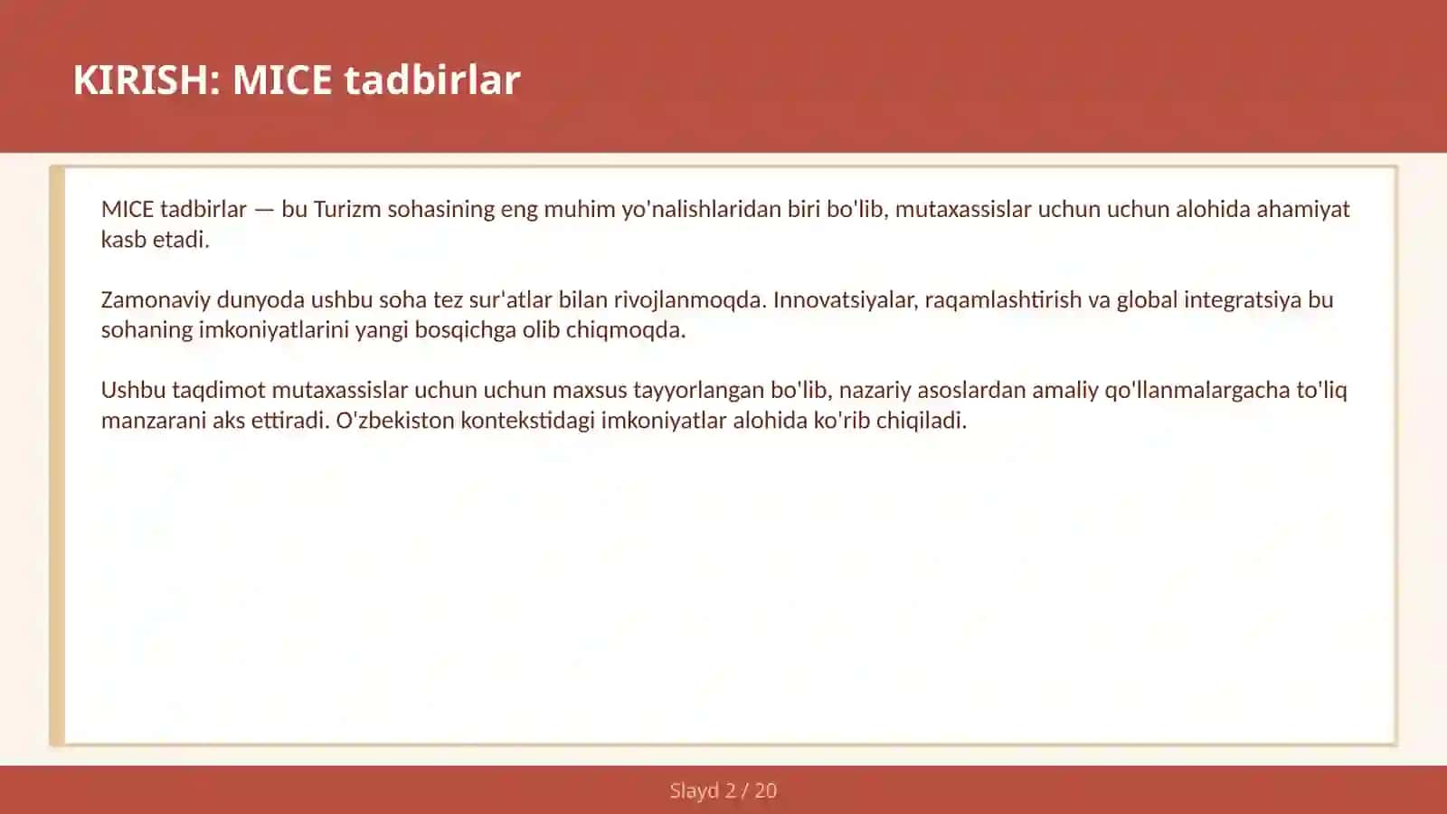 MICE TADBIRLAR 2