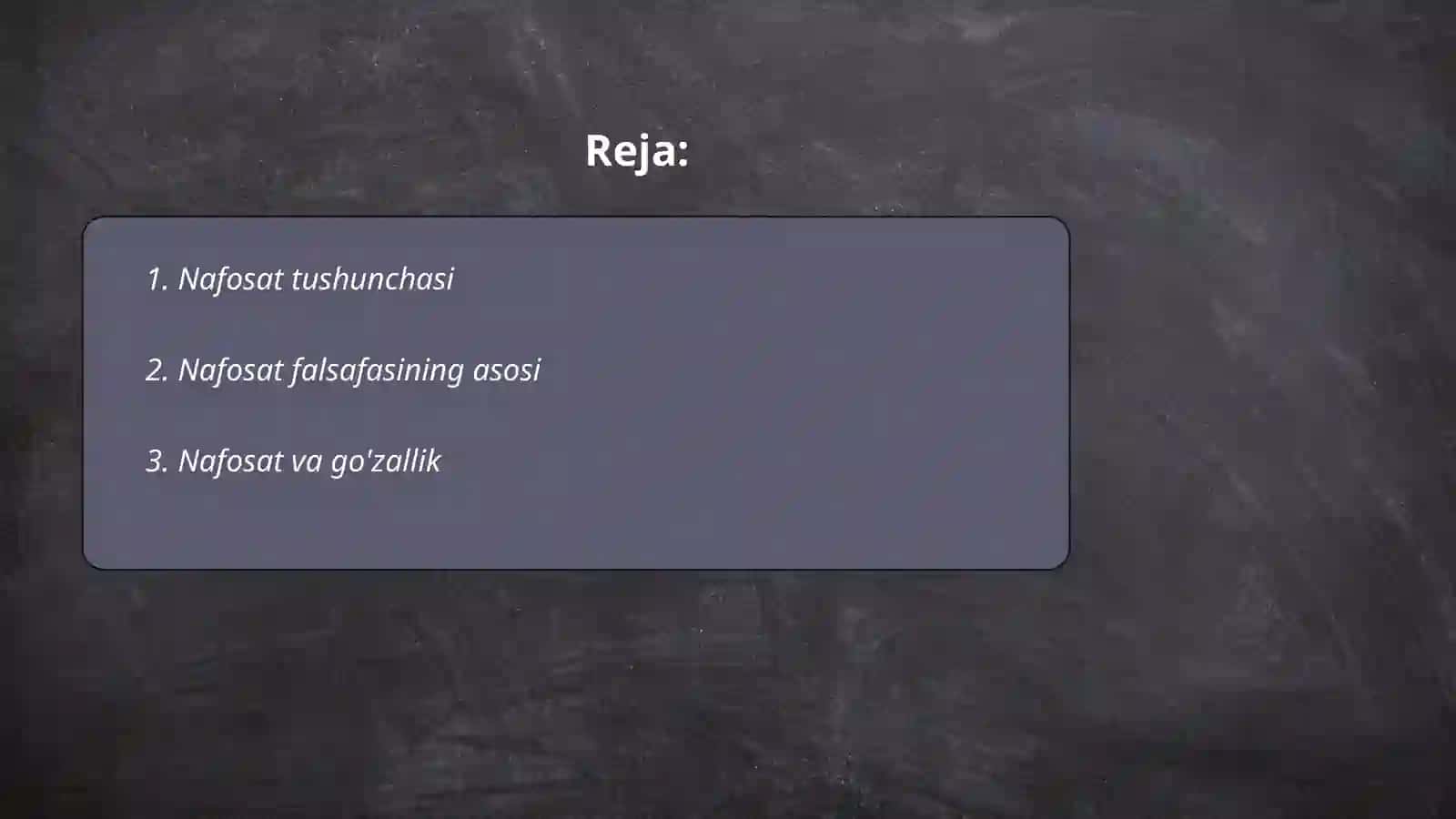 Nafosat falsafasi 2