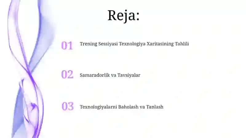 O‘quv mashg‘ulotining texnologik xaritasini tahlil qilish 2