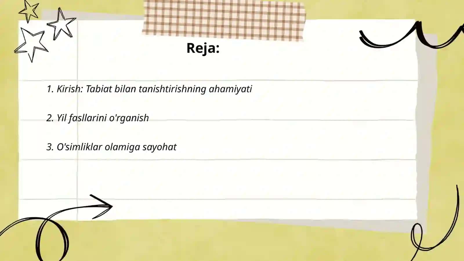 Kalendar - tematik reja 2