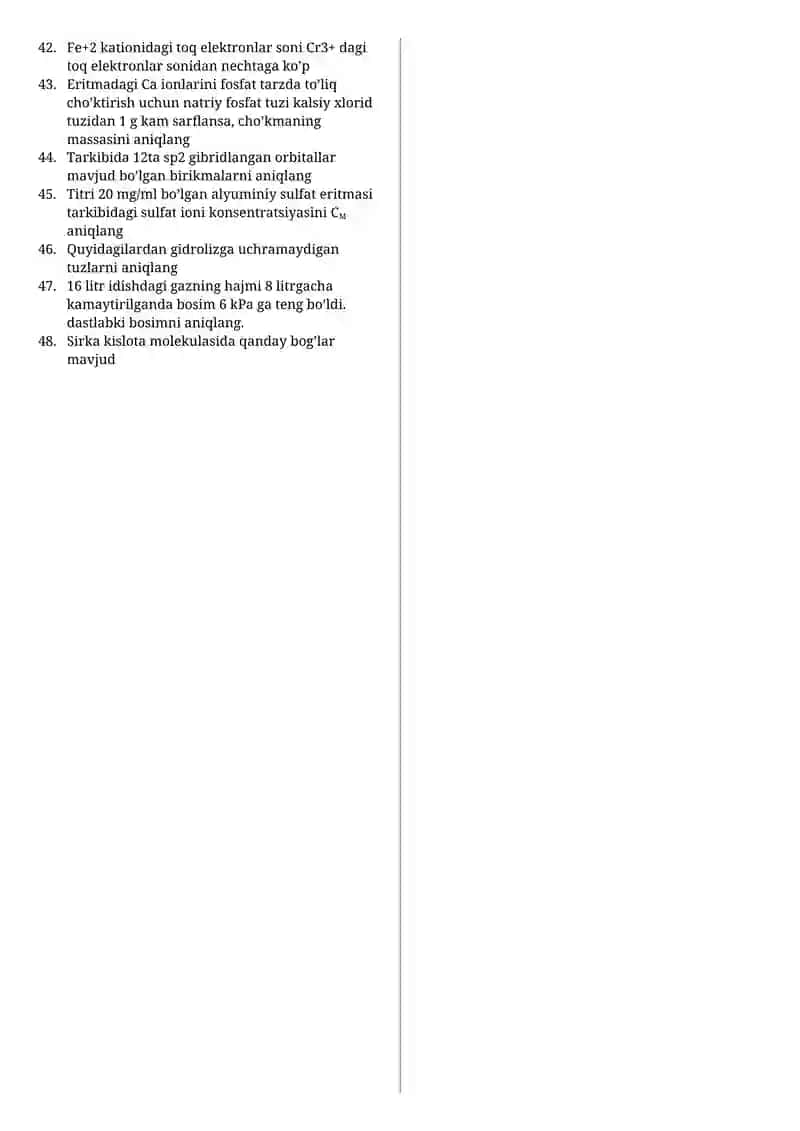 Etan kislotaning etil efirining 1 moliga NH3 yuttirilganda 39,1 g spirt hosil bo’ldi. reaksiya unumini aniqlang 2