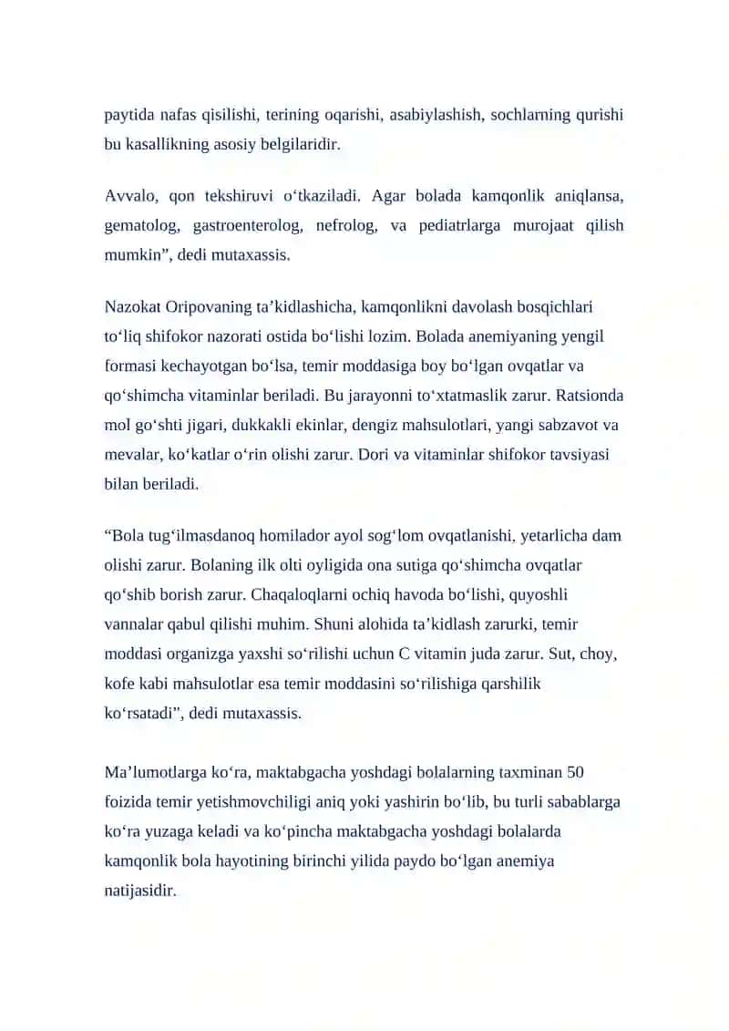 Burgutaliyev Ilyosjon 9 gurur davolash ishi 2