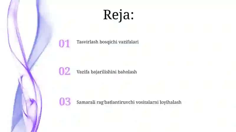 Fazoviy tasavvurlarni rivojlantirish vazifalari 2