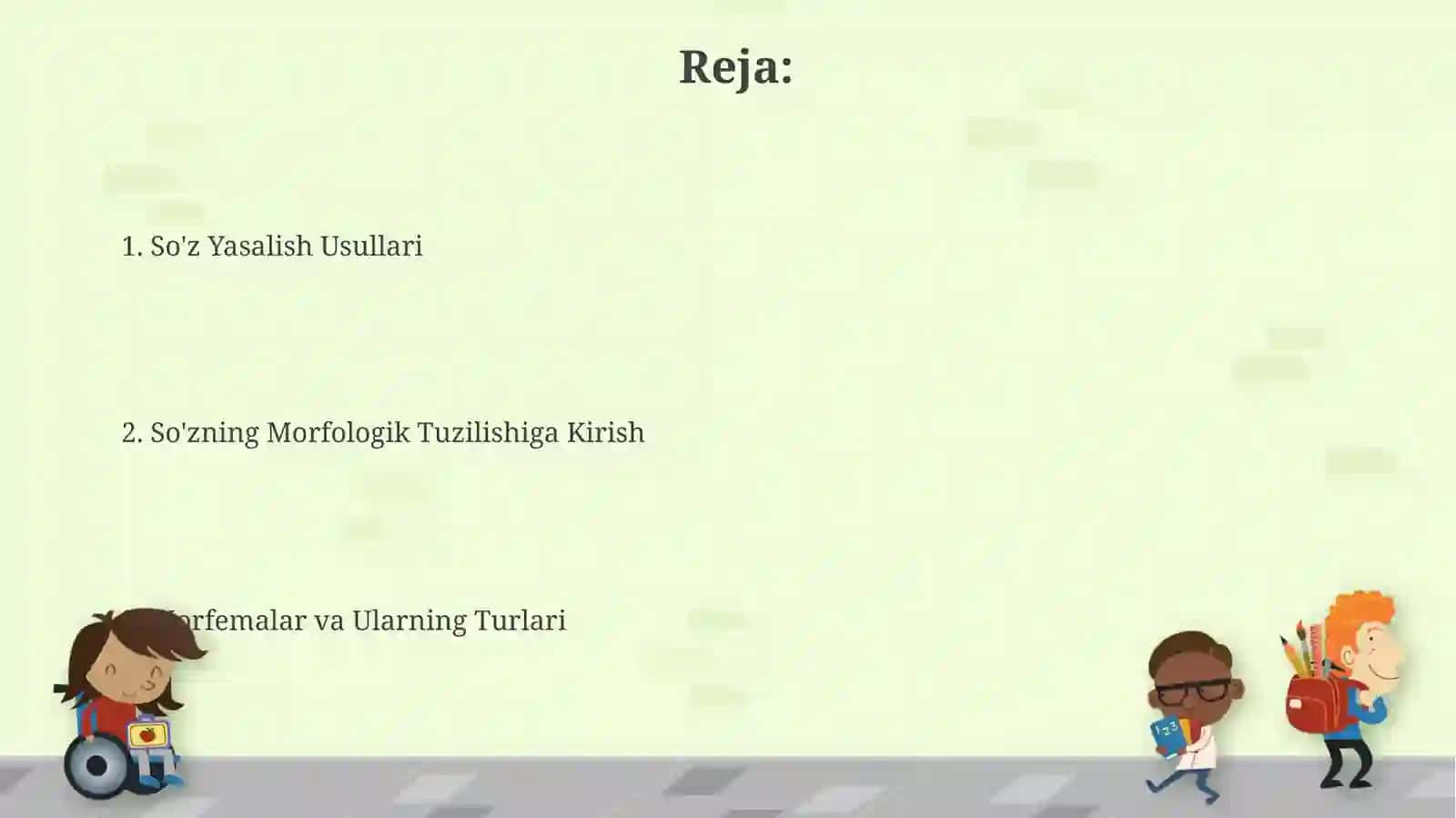 Ildiz morfema 2