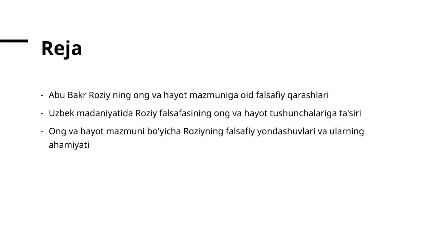 Abu Bakr Roziy falsafasida ong va hayot mazmuni 2
