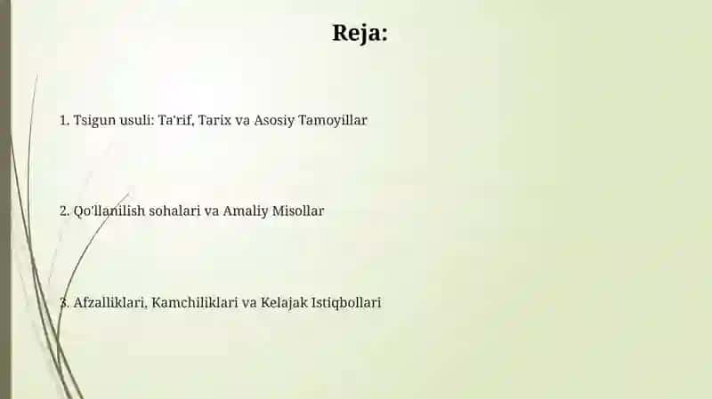 Tsigun usuli 2