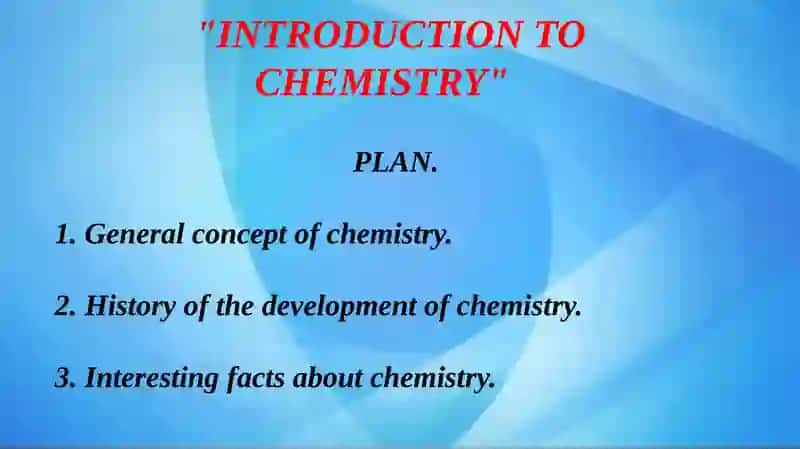 INTRODUCTION TO CHEMISTRY 2