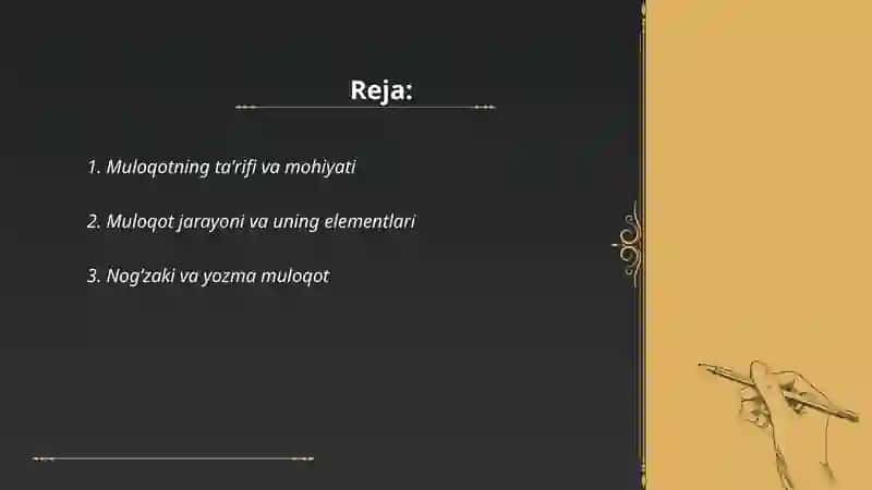 Muloqot haqida tushuncha 2