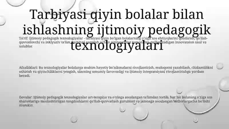 Ijtimoiy Pedagogik Texnologiyalar 2