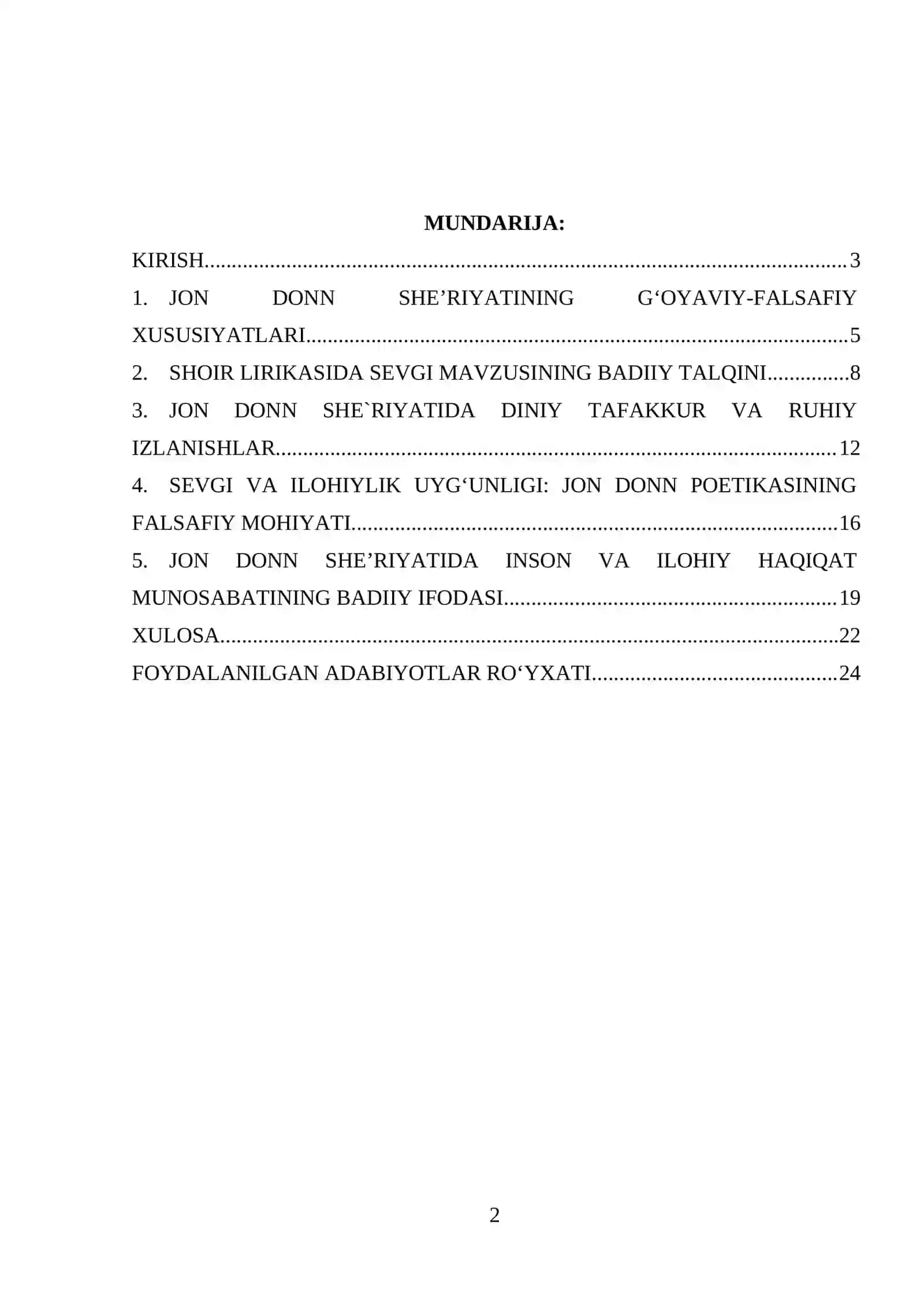 JON DONN SHE’RIYATIDA SEVGI VA DINIY TAFAKKUR UYG‘UNLIGI 2