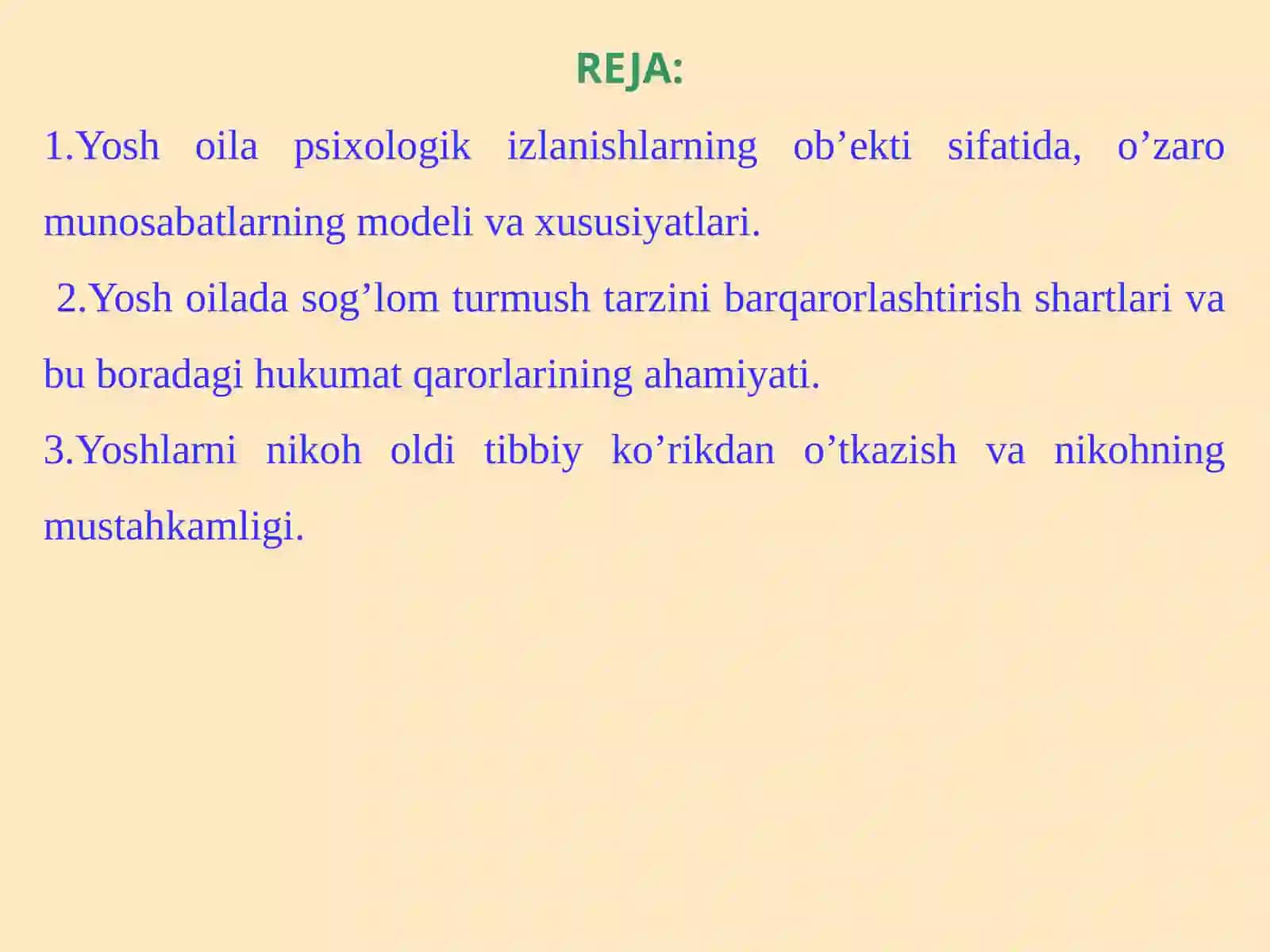 YOSH OILALARNING IJTIMOIY VA PSIXOLOGIK MUAMMOLARI 2