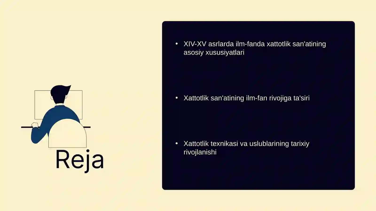 XIV-XV asrlarda ilm-fanga oid manbalarda xattotlik san'atining õrni 2