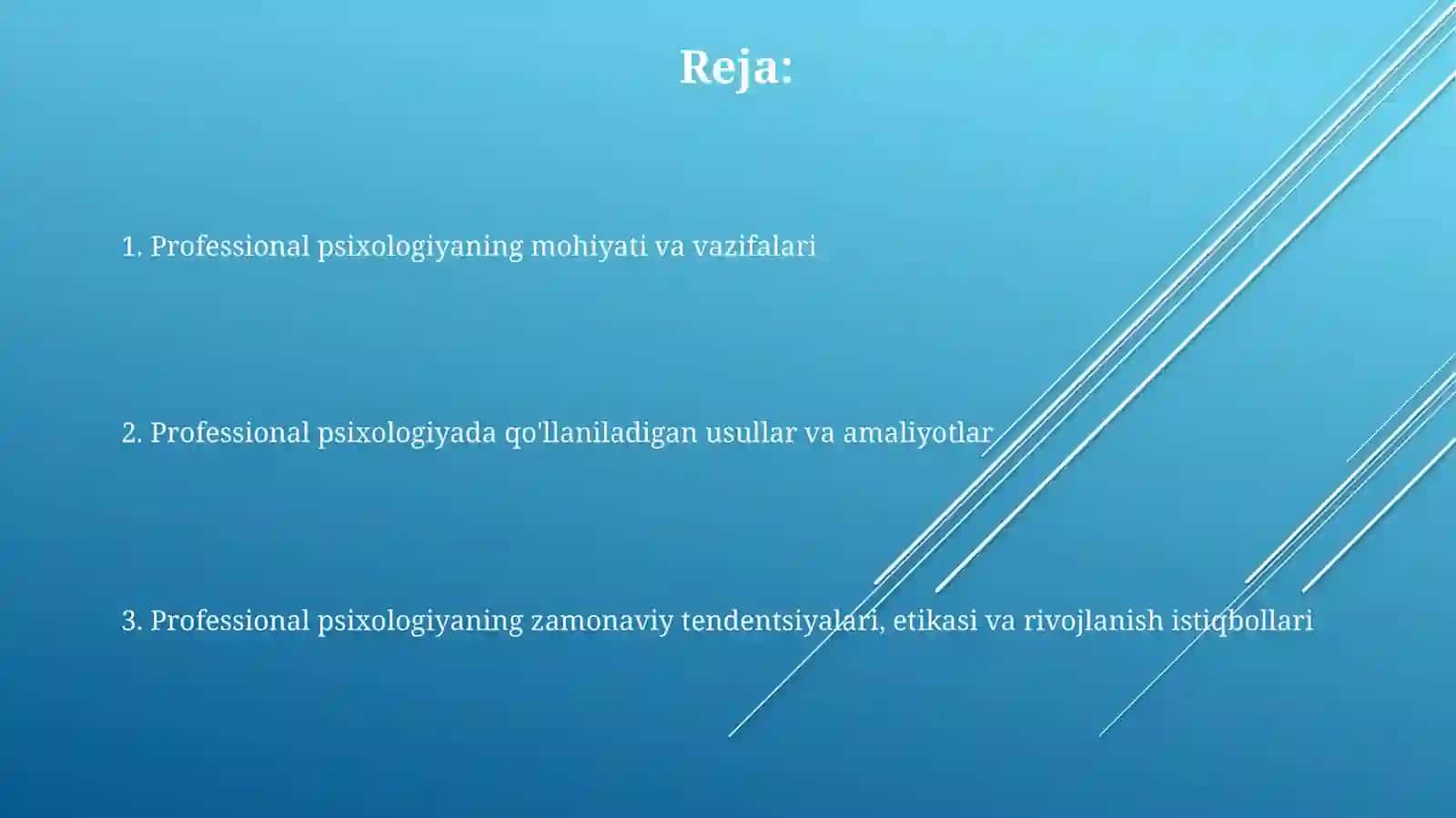 Kasbiy psixologiyaning predmeti va dolzarb vazifalari 2