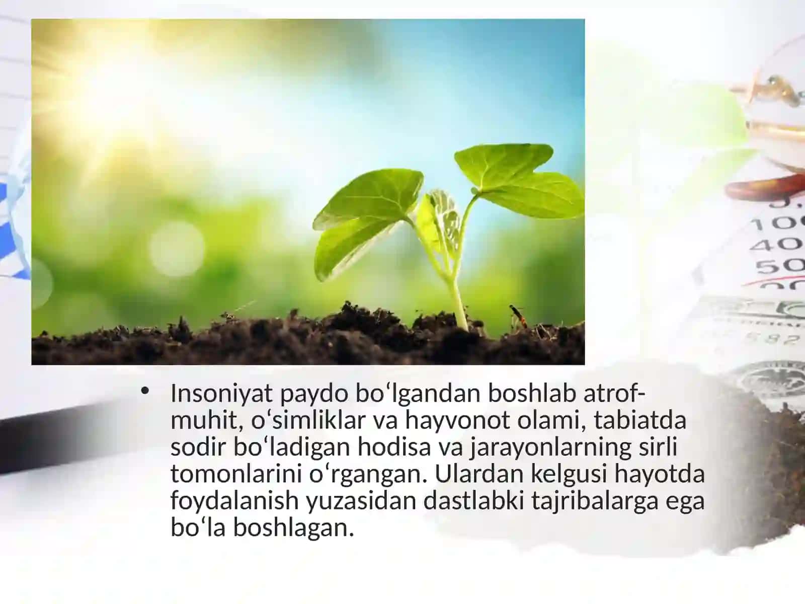 Biologik Tizimlar va Ekologiya - Dars Ishlanmasi 2