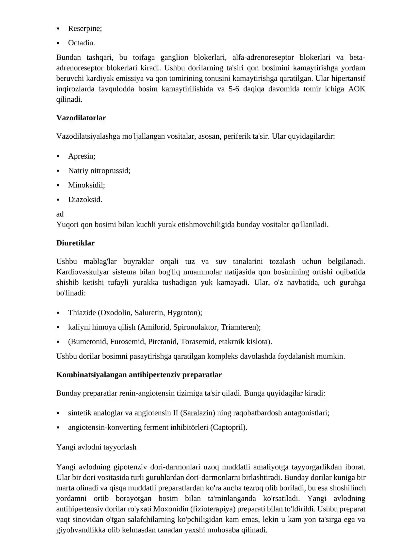 Gipotenziv dorilar 2