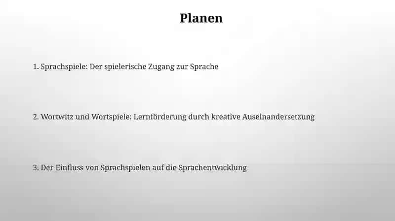 Sprachspiele und Wortspiele beim Spracherwerb 2
