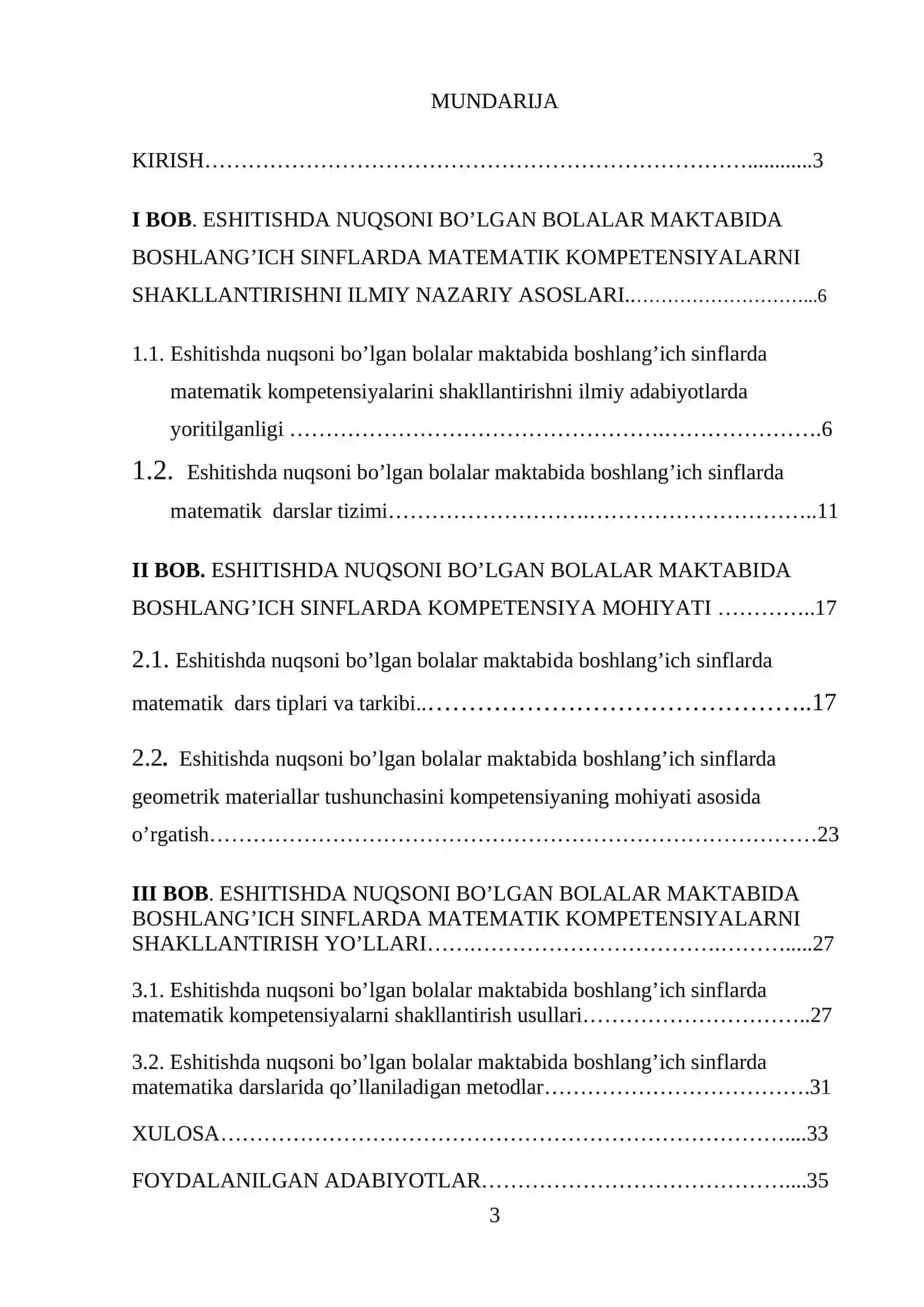 Eshitishda nuqsoni bo’lgan bolalar maktabida boshlang’ich sinflarda matematik kompetensiyalarini shakllantirishni ilmiy nazariy asoslari 2