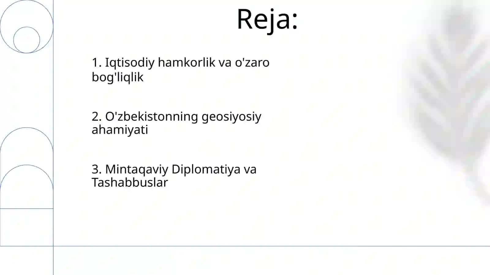 O‘zbekistonning Markaziy Osiyoda tinchlik va barqarorlikni ta’minlashdagi o‘rni 2