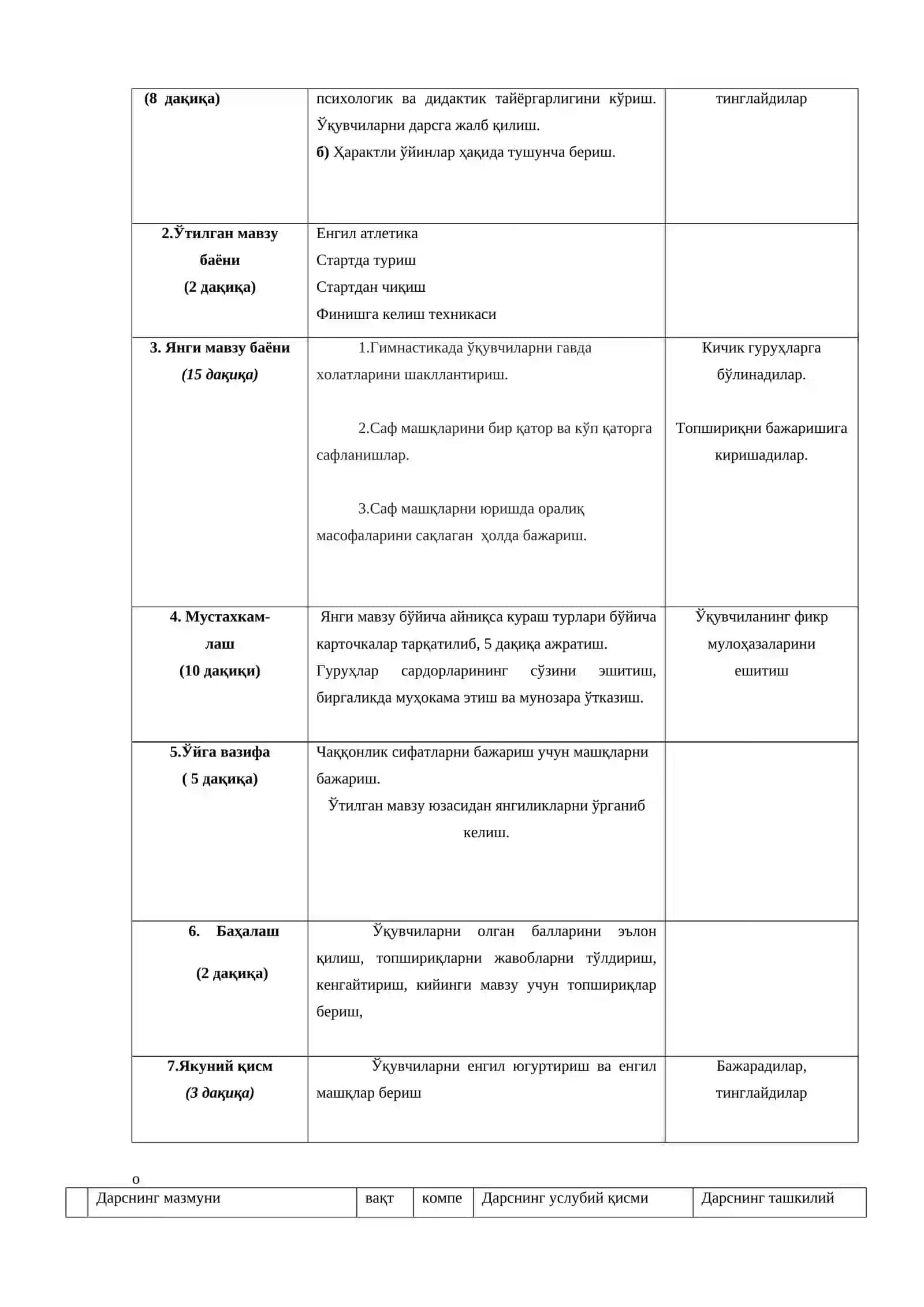 Саф машқлари юришда оралиқ масофаларни сақлаган ҳолда бажариш 2