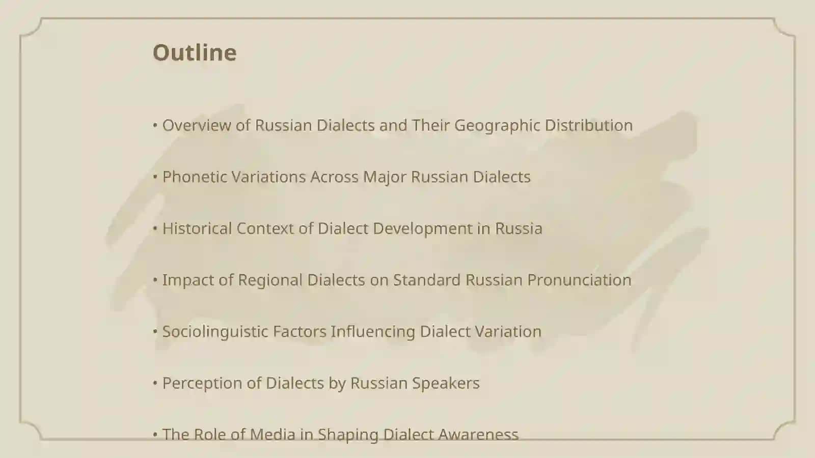 The influence of regional dialects on Russian pronunciation 2