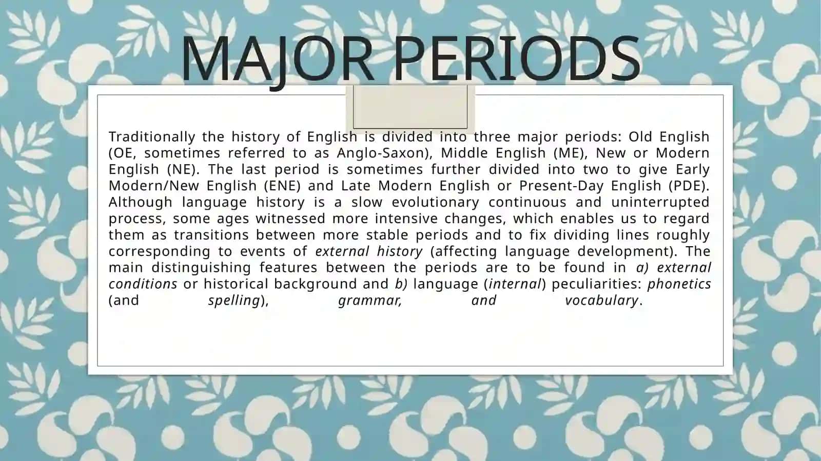 LECTURES ON INTRODUCTION TO THE ROMAN-GERMAN PHILOLOGY 2