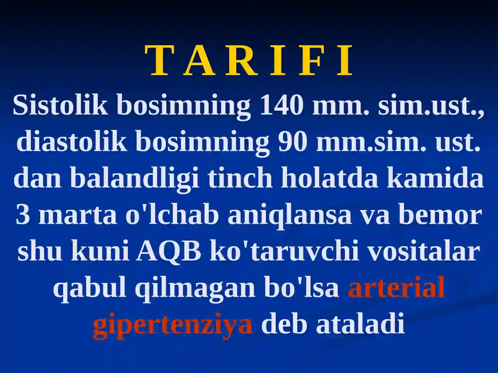 GIPERTONIYA KASALLIGI 2