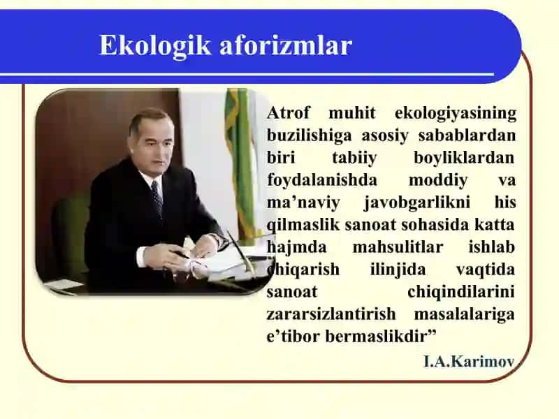 EKOLOGIK OMILLARNING MUHITGA TA`SIRI. 2