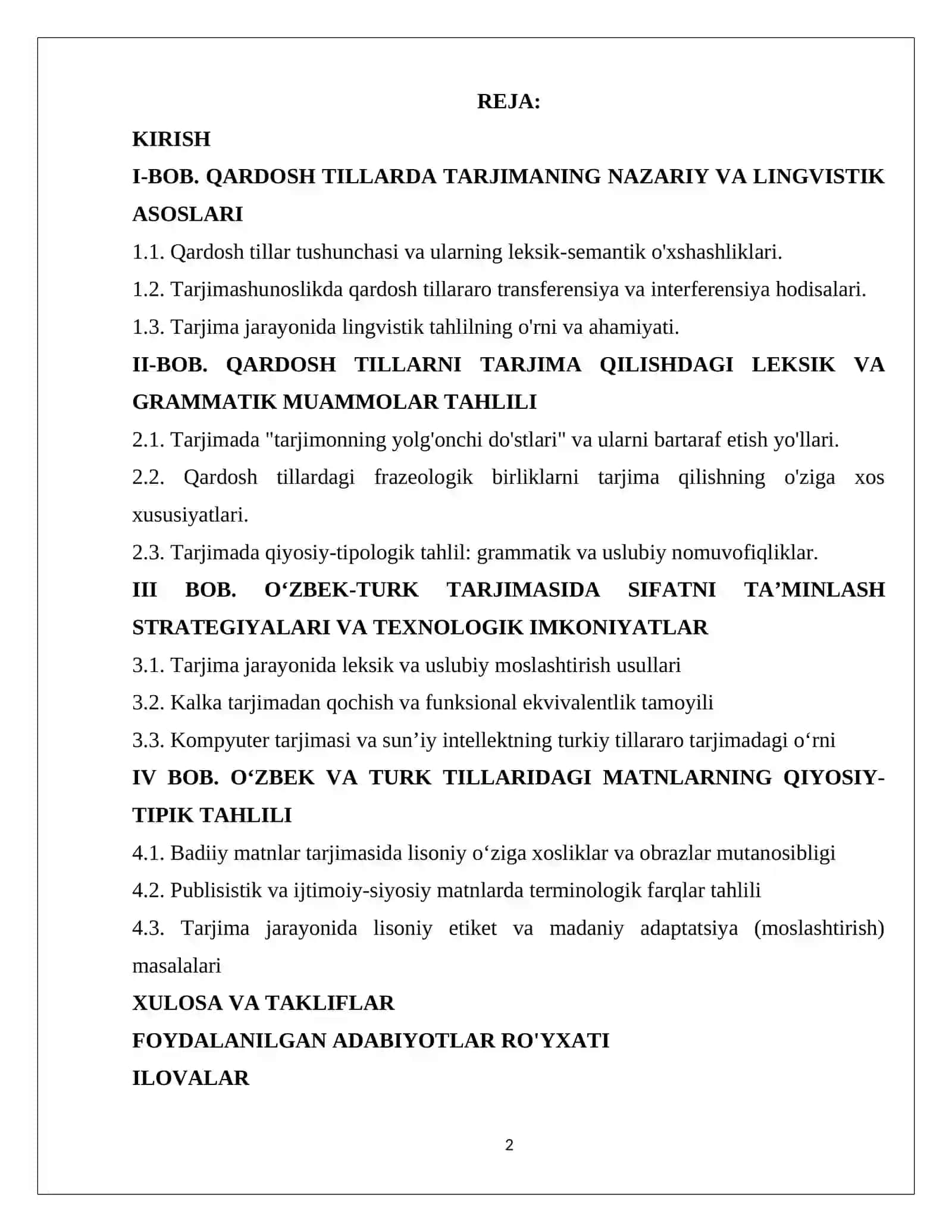 QARDOSH TILLAR O’RTASIDAGI TARJIMA MUAMMOLARI 2
