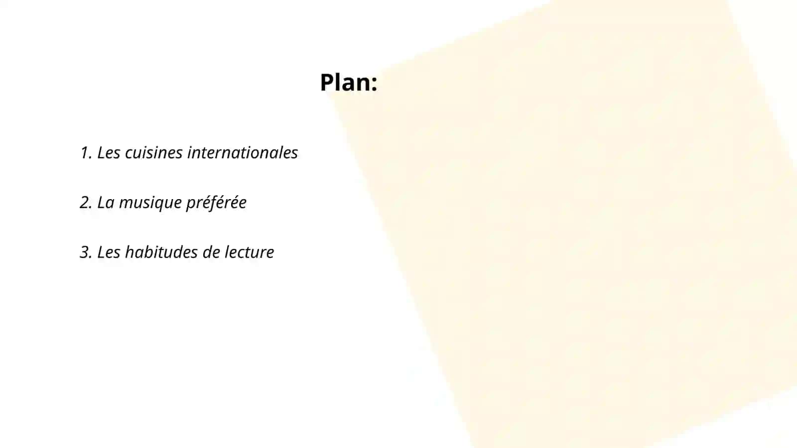 Vos gouts et votre mode de vie 2