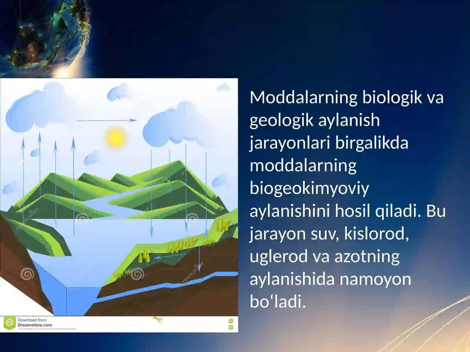 11-sinf Biologiya dars ishlanma. Biogeokimyoviy sikl 2