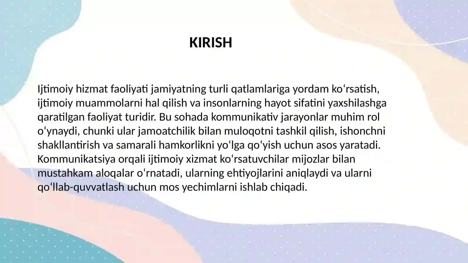 Kommunikativ jarayonlar va ularning oʻzgaruvchan roli 2
