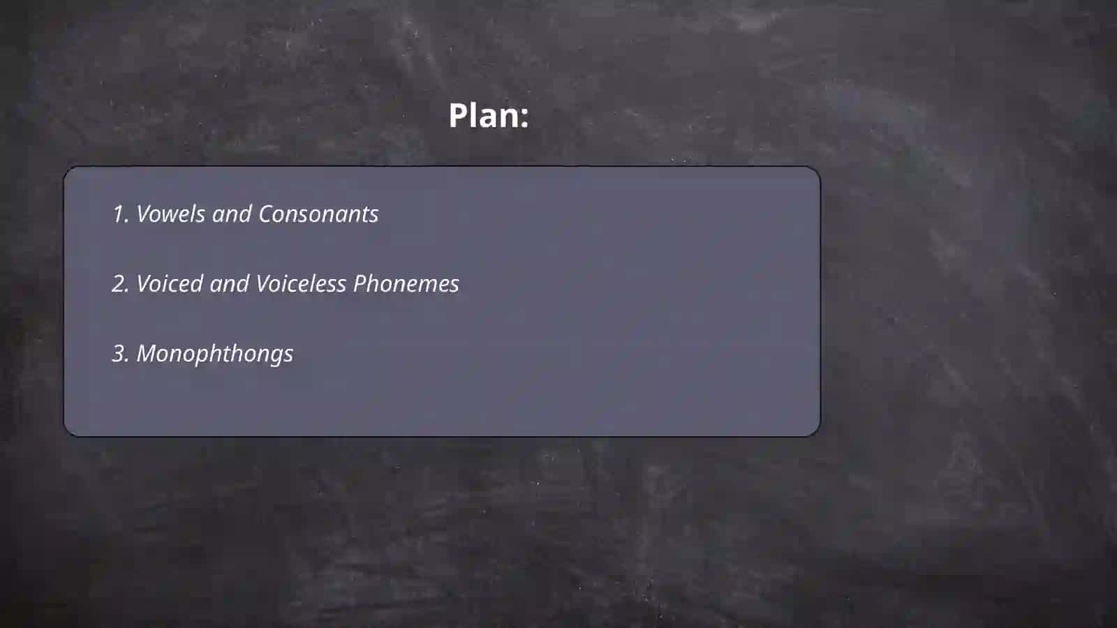 English phonemes 2
