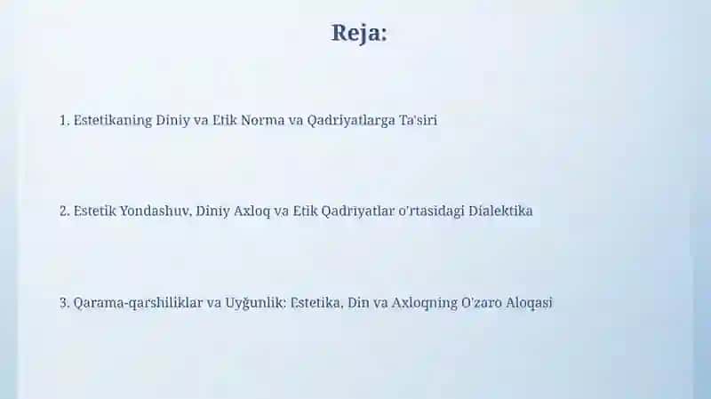 Estetik yondashuvning mohiyati 2