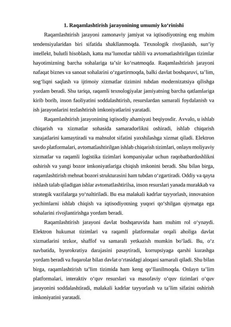 Raqamlashtirish jarayonlarida texnoparklarning o‘rni 2